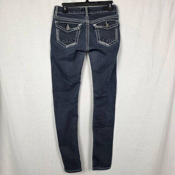 Daytrip Lynx Skinny Jeans Women’s 29L Dark Wash - Picture 4 of 10